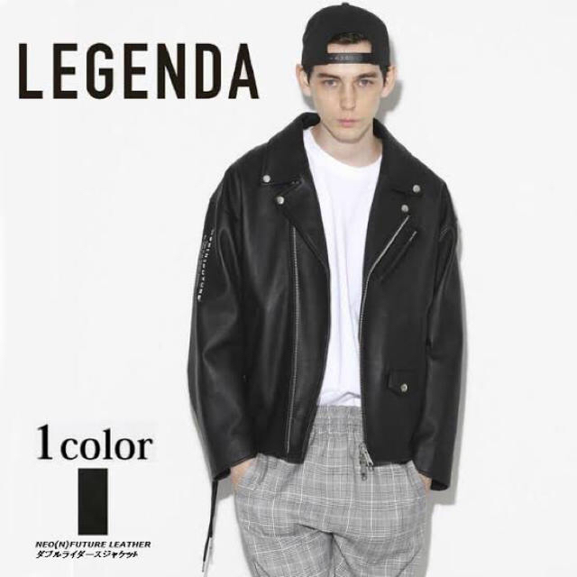 LEGENDA レザー ライダースジャケット 1