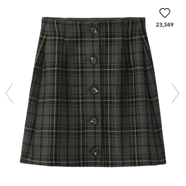 GU(ジーユー)のチェックミニスカート レディースのスカート(ミニスカート)の商品写真