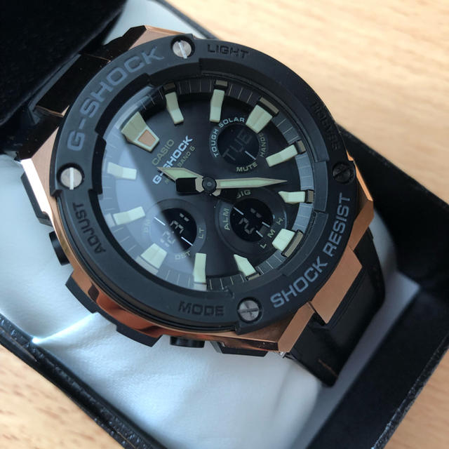 【良品】G-SHOCK GST-W120L-1AJF CASIO 電波ソーラー