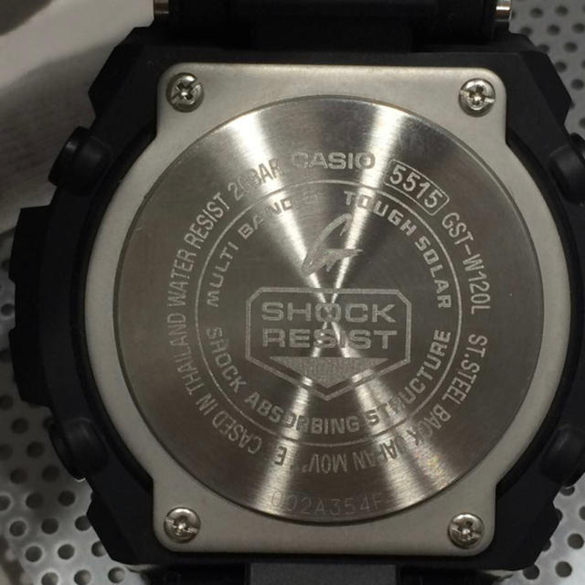 G-SHOCK(ジーショック)の【良品】G-SHOCK GST-W120L-1AJF CASIO 電波ソーラー  メンズの時計(腕時計(アナログ))の商品写真