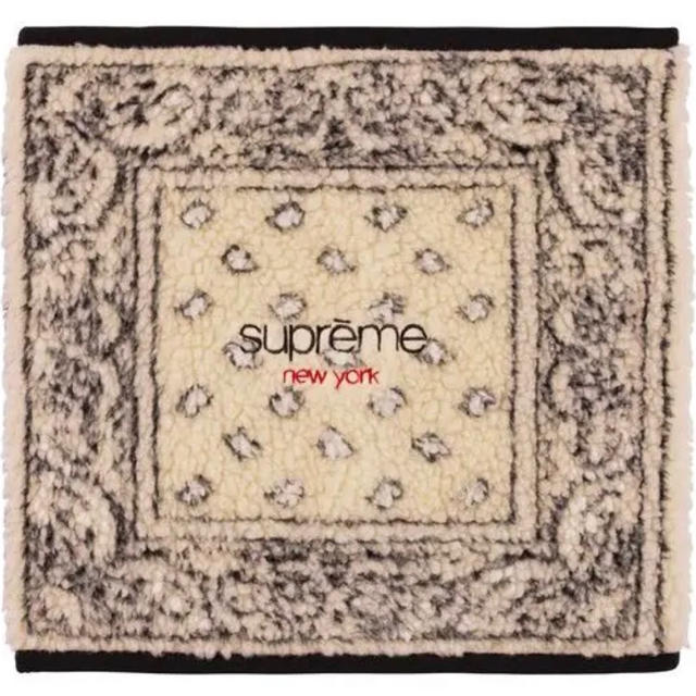 Supreme Bandana Fleece Neck Gaiter/新品