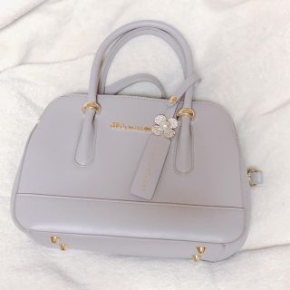 ジルバイジルスチュアート(JILL by JILLSTUART)のジルバイジルスチュアート ダブルジップミニトートバッグ グレー(トートバッグ)