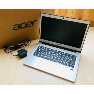 エイサー(Acer)の新品同様 ノートパソコン Acer シルバー Windows10(ノートPC)