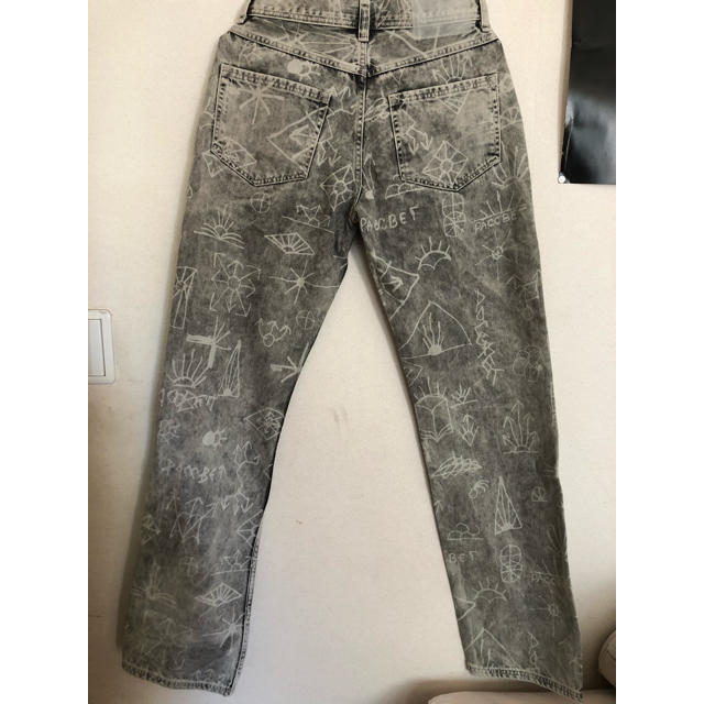 paccbet printed jeans