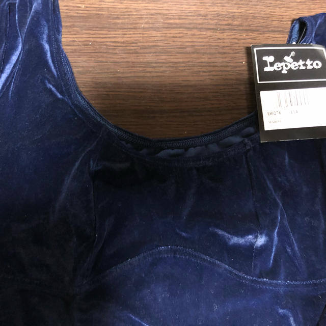 repetto(レペット)の王女さま専用　長袖Ｌ 紺ベロア スポーツ/アウトドアのスポーツ/アウトドア その他(ダンス/バレエ)の商品写真