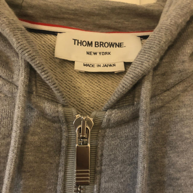 新品最新品 THOM BROWNE トムブラウン パーカー グレー サイズ3の通販 by y's shop｜トムブラウンならラクマ 