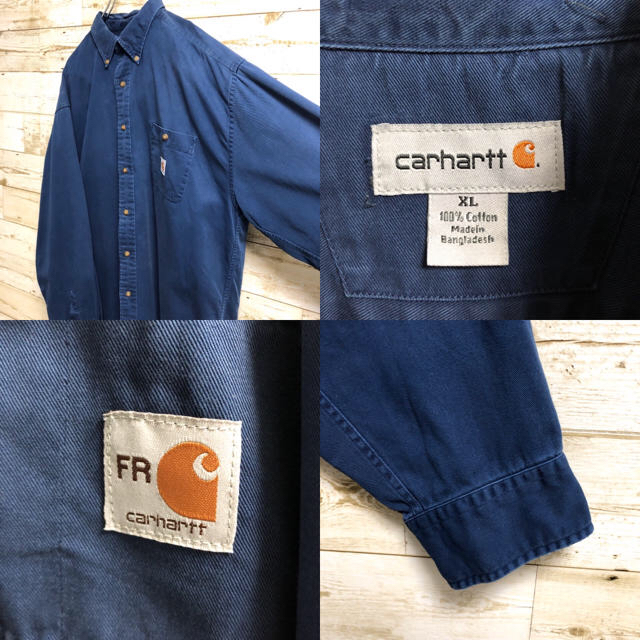 carhartt(カーハート)の＊つるりん様専用＊カーハート＊ワークシャツ＊FR＊XLサイズ＊ メンズのトップス(シャツ)の商品写真