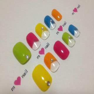 ★m.nail/6/カラフルネイル★