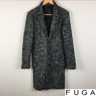 美品 FUGA フーガ チェスターコート ツイード生地 サイズ44