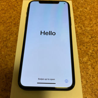 アップル(Apple)のiPhone X 256G グレー SIMフリー AppleCare＋付き (スマートフォン本体)