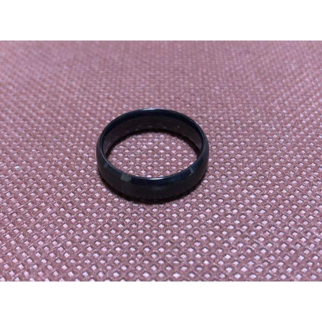 ブラック　6ｍｍ　指輪　シンプル　ブラック おすすめ リング　メンズ メンズのアクセサリー(リング(指輪))の商品写真
