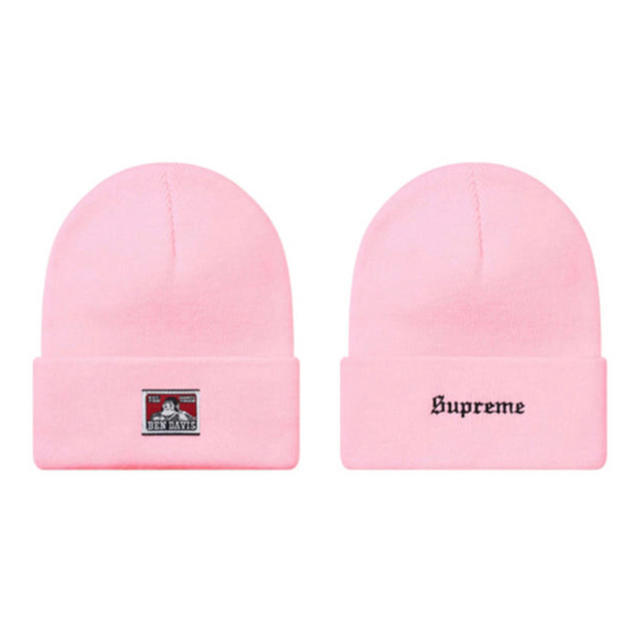 【ピンク】  Ben Davis Beanie シュプリーム