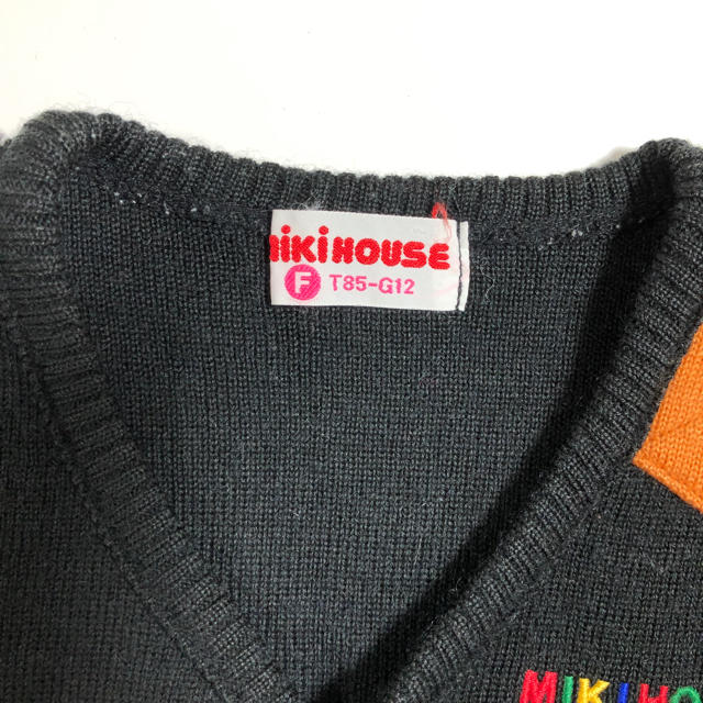 mikihouse(ミキハウス)のベビー⁎⋆*﻿ミキハウス⁎⋆*﻿ニットベスト　80 85 90 キッズ/ベビー/マタニティのベビー服(~85cm)(ニット/セーター)の商品写真