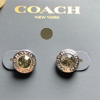 コーチ(COACH)のコーチ ピアス 新品 シルバー(ピアス)