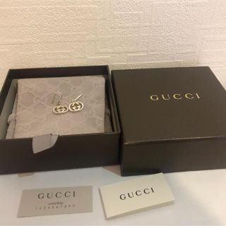 グッチ(Gucci)の【期間限定値下げ】グッチ ピアス GUCCI GGロゴ シルバー925(ピアス)