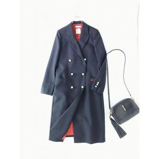 マディソンブルー(MADISONBLUE)の美品 MADISONBLUE 2018AW 上質パールボタン チェスターコート (チェスターコート)