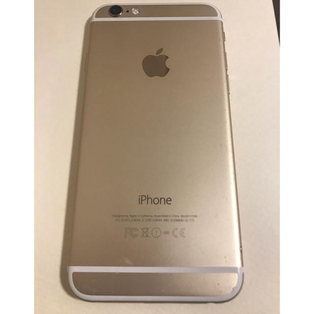 iPhone(アイフォーン)の【mix様】iPhone6 ゴールド 64GB スマホ/家電/カメラのスマートフォン/携帯電話(スマートフォン本体)の商品写真