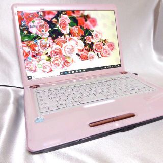 東芝 - めちゃかわピンク♪綺麗♪東芝 ダイナブック win10