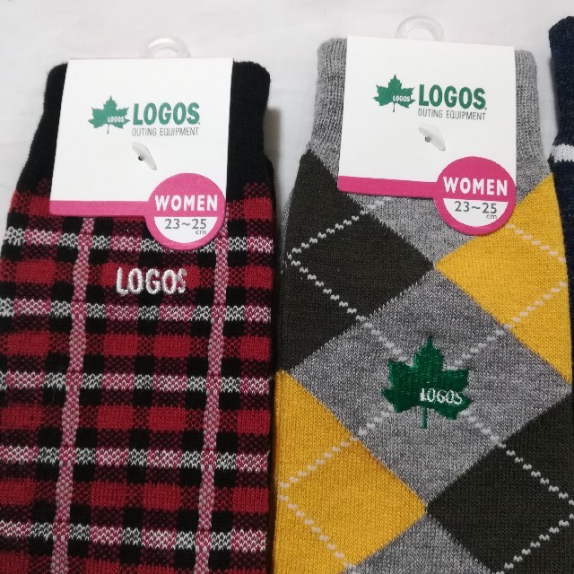 LOGOS(ロゴス)の4足 グンゼ ロゴス ソックス 靴下 レディース レディースのレッグウェア(ソックス)の商品写真