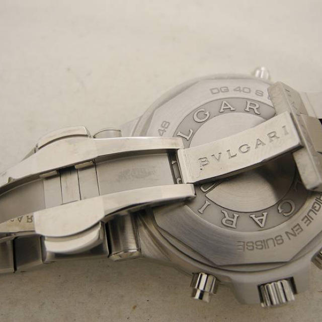 BVLGARI - ブルガリ ディアゴノ DG40 S GMT メンズ自動巻 腕時計 