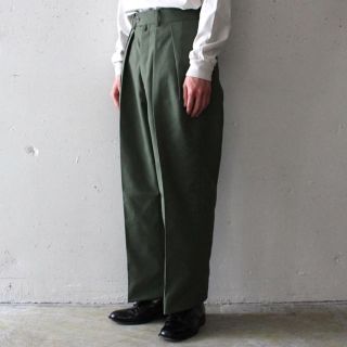 ワンエルディーケーセレクト(1LDK SELECT)のNEAT hopsack wide olive 48(スラックス)