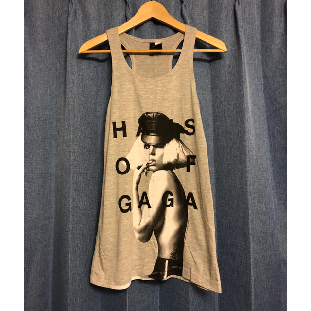 H&M(エイチアンドエム)の❤️⑩ H&M LADY GAGA レディー ガガ タンクトップ ワンピース❤️ レディースのワンピース(その他)の商品写真