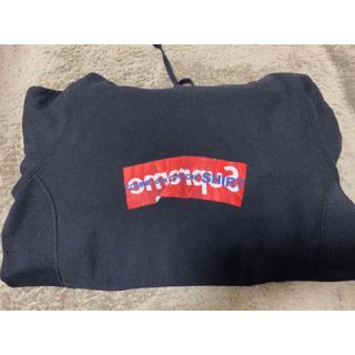 シュプリーム(Supreme)のSupreme コムデギャルソン box logo Hooded (パーカー)