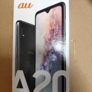 ギャラクシー(Galaxy)のGalaxy A20 レッド 32 GB au　(スマートフォン本体)