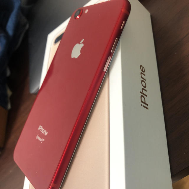iPhone iphone 8 RED化の通販 by ポップ's shop｜アイフォーンならラクマ - iphone 6s 64GB SIMフリー 正規品特価