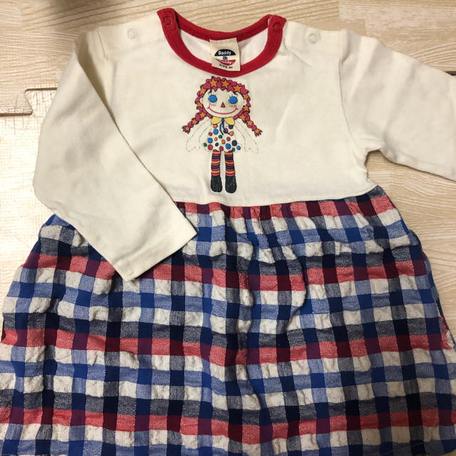 daddy oh daddy(ダディオーダディー)の長袖 ワンピース チュニック キッズ/ベビー/マタニティのベビー服(~85cm)(ワンピース)の商品写真