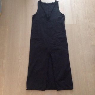 ザラ(ZARA)のzara フリンジ マキシワンピ(ロングワンピース/マキシワンピース)