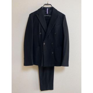 スーツカンパニー(THE SUIT COMPANY)のTHE SUIT COMPANY 秋冬生地 ダブルセットアップ ブラック M(セットアップ)