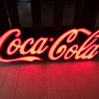 コカコーラ(コカ・コーラ)のコカ・コーラ　照明(ネオン)　店舗用　非売品(ノベルティグッズ)