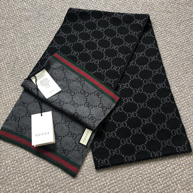 GUCCI グッチ リバーシブル マフラー マフラー GUCCI グッチ リバーシブル マフラー マフラー