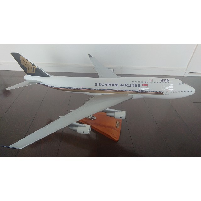 超超貴重品！SINGAPORE AIRLINE BOEING747-400模型