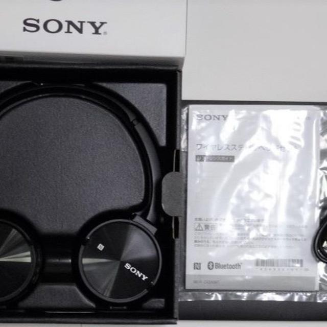 SONY(ソニー)のワイヤレス ヘッドホン SONY MDR-ZX330BT  スマホ/家電/カメラのオーディオ機器(ヘッドフォン/イヤフォン)の商品写真