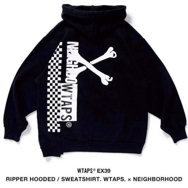 NEIGHBORHOOD x WTAPS パーカー　ダブルタップス BLACK