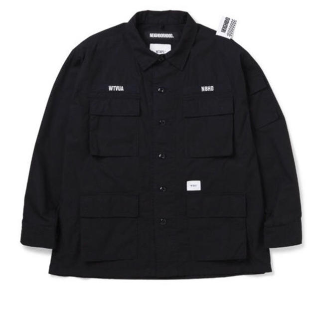 L WTAPS NEIGHBORHOOD JUNGLE SHIRT BLACK - シャツ