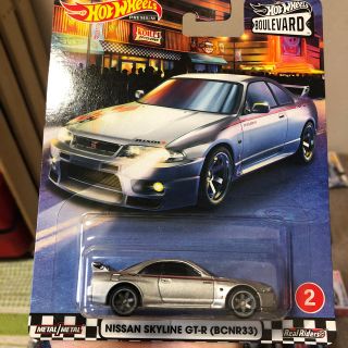 ニッサン(日産)のホットウィール NISSAN SKYLINE GT-R BCNR33(ミニカー)