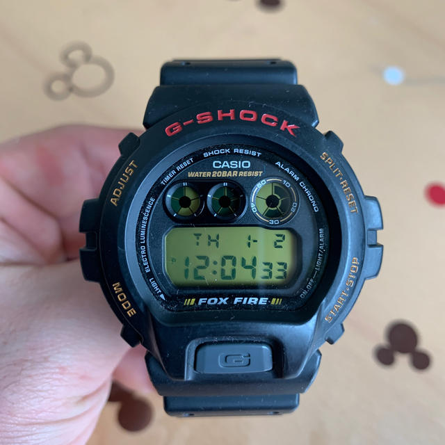 G-SHOCK(ジーショック)のG-SHOCK FOX FIRE ブラック メンズの時計(腕時計(デジタル))の商品写真