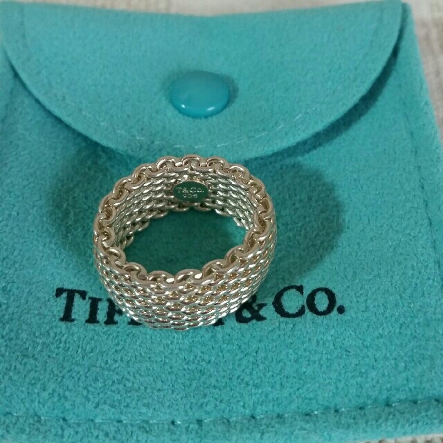 Tiffany & Co.(ティファニー)のティファニー💛シルバーメッシュリング レディースのアクセサリー(リング(指輪))の商品写真