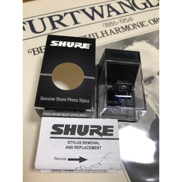 新品未開封☆高品質！良音レコード針 シュアー純正N97XE SHURE 3