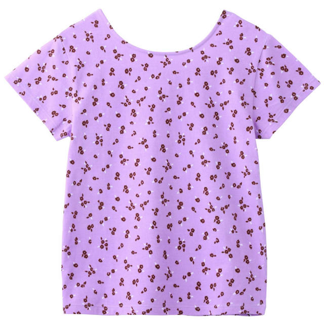 X-girl(エックスガール)の新品タグ付きエックスガール FLORALBABYTEE Tシャツ Sサイズ レディースのトップス(Tシャツ(半袖/袖なし))の商品写真