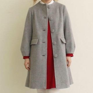 ドットアンドストライプスチャイルドウーマン(Dot&Stripes CHILDWOMAN)のDot&Stripes CHILD WOMAN グレーコート(ロングコート)