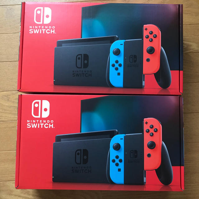 【予約】 Nintendo ネオンブルー スイッチ 本体 Switch Nintendo 2台 新品 - Switch 家庭用ゲーム機本体