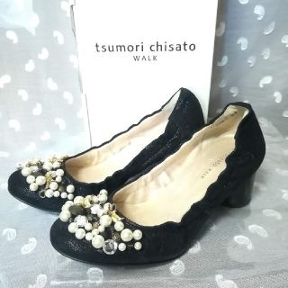 ツモリチサト(TSUMORI CHISATO)のTSUMORI CHISATOビジューパンプス(ハイヒール/パンプス)