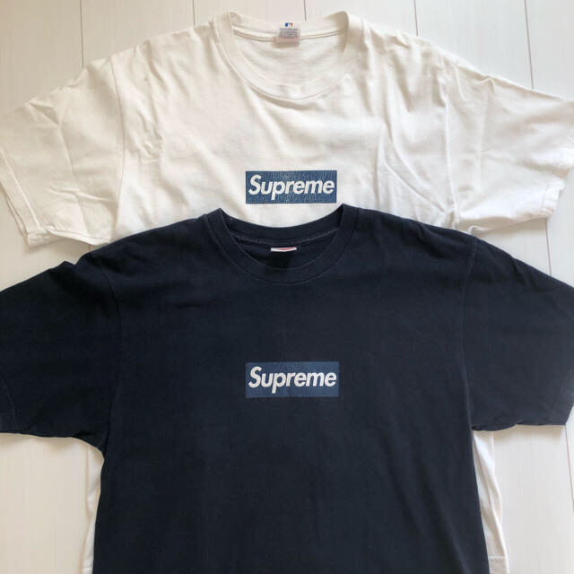 supreme box logo Tシャツ セット ヤンキース