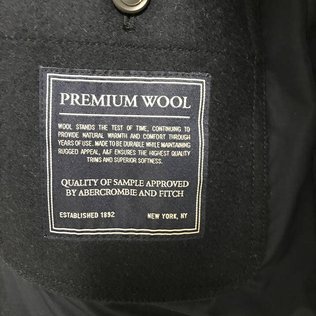 Abercrombie&Fitch(アバクロンビーアンドフィッチ)のAbercrombie  & Fitch Pコート メンズのジャケット/アウター(ピーコート)の商品写真