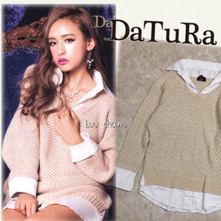 DaTuRa ダーリンシャツニット