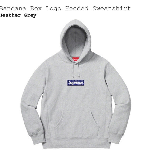 Supreme - 【S】Bandana Box Logo Hooded Sweatshirt
